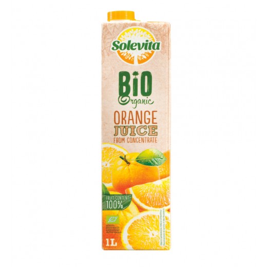 BIO Organic orange juice "Solevita", 1 L